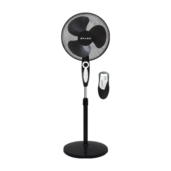 Statiefventilator met remote ø 40cm zwart(8582601) - 0