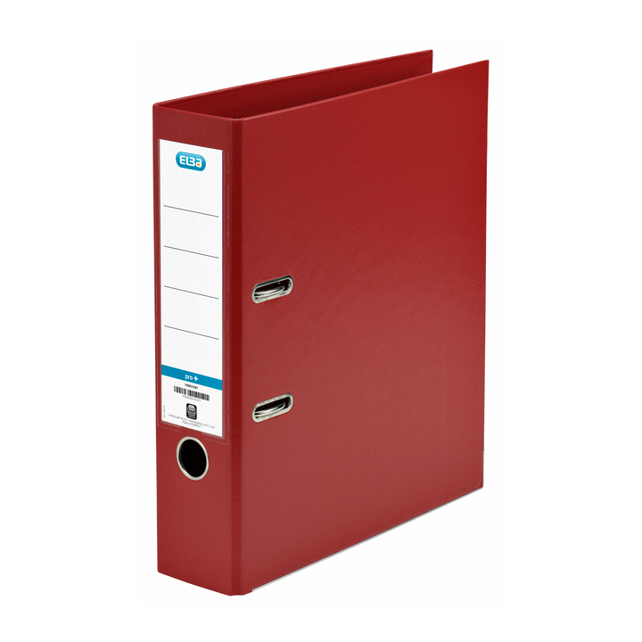 Ordner elba rado basic star a4 80mm pp rood - 0