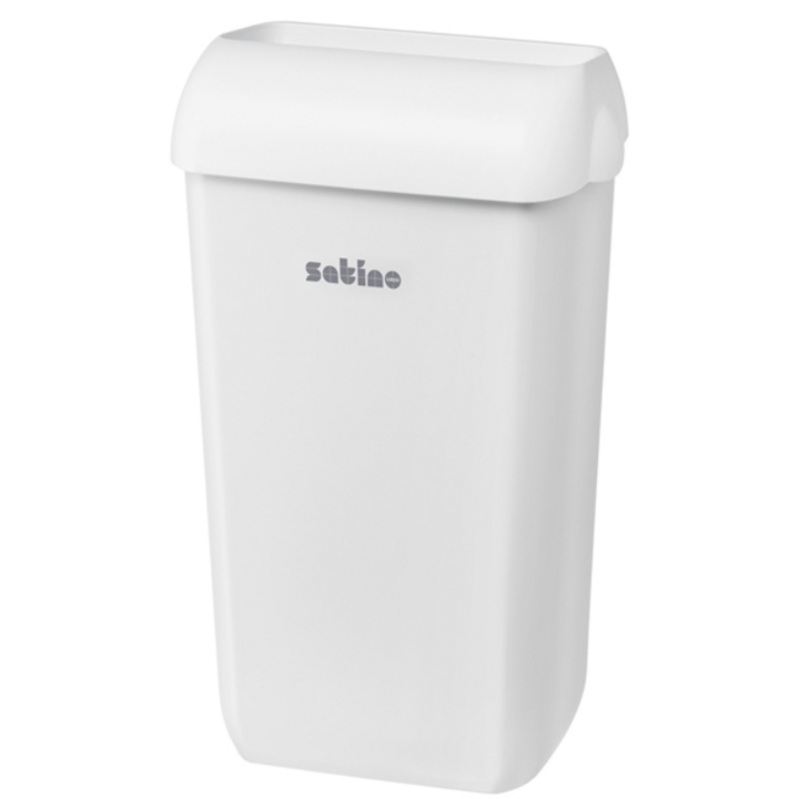 Satino by WEPA | Afvalbak | 23 Liter | Wit | 332580 - 0