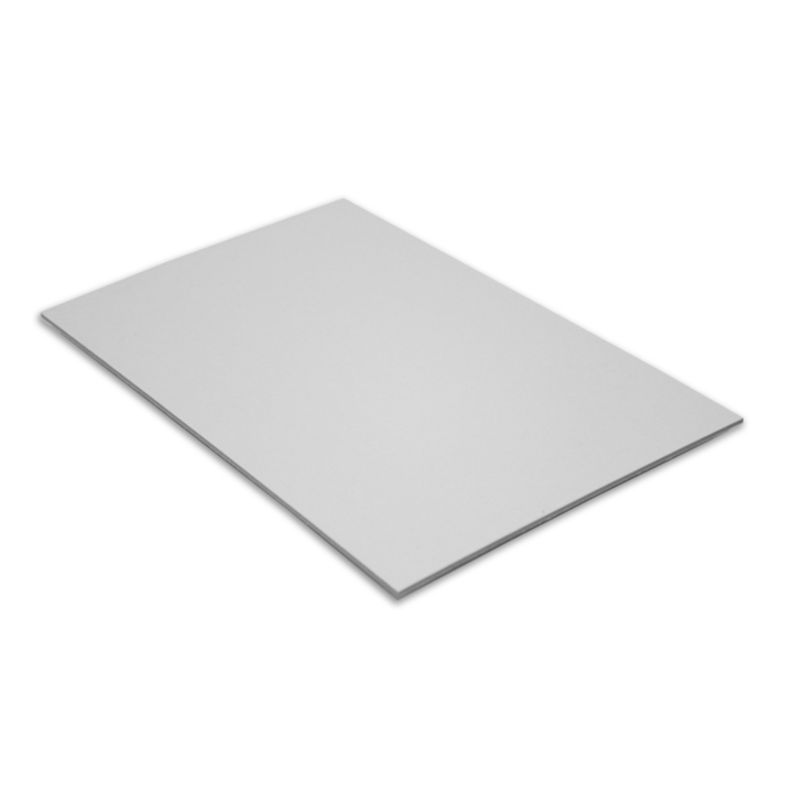 Massief kartonnen platen 1200x1000mm, 260g, 1 zijde wit, - 0