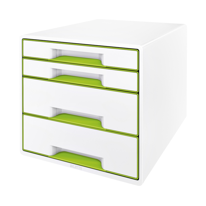 Ladenbox leitz wow 4 laden wit/groen(52132054) - 0