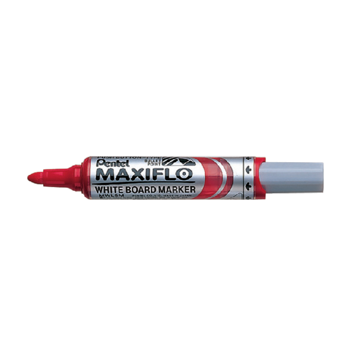 Viltstift pentel mwl5m maxiflo whiteboard 3mm rd - 0