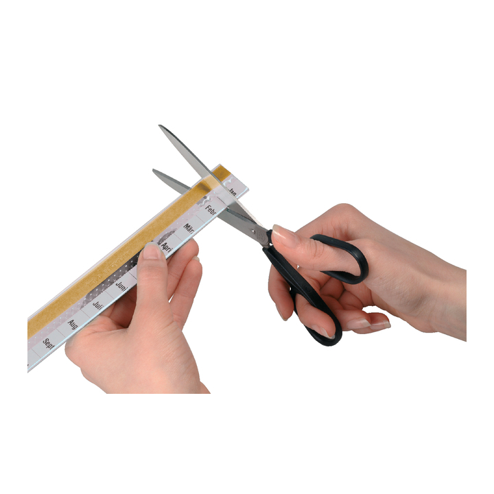 Tape-tabs durable zelfkl glashelder/wit 20cm - 0