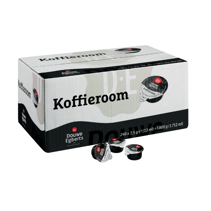 Douwe Egberts, halfroom koffiemelk, 7.5 gram (240 stuks) - 0