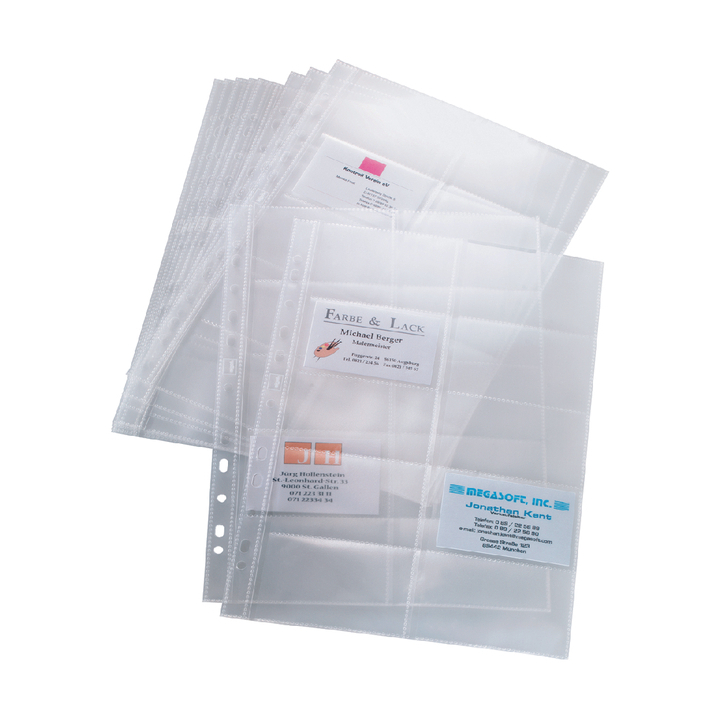 Visitekaarthoes sigel 90x58mm 200kaarten 2rijen(si-vz351) - 0