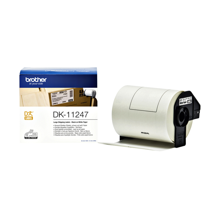 Label etiket brother dk-11247 103x164mm verzend wit(dk11247) - 0