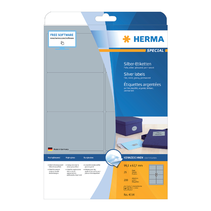 Etiket herma 4114 99,1x67.7mm 200st(4114) - 0