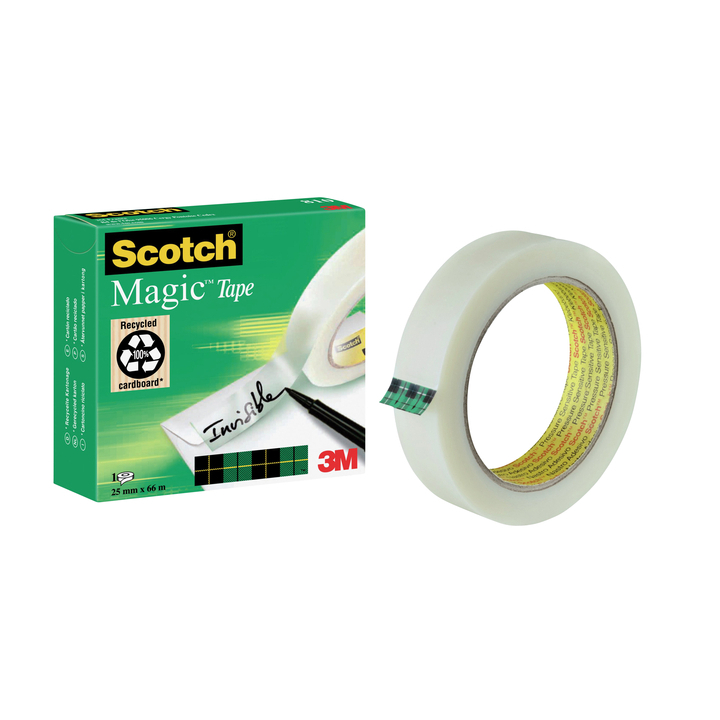 Plakband 3m scotch 810 25mmx66m magic - 0