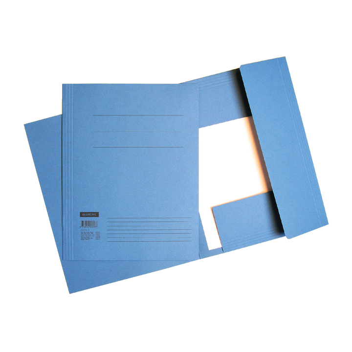 Dossiermap quantore a4 320gr blauw - 0