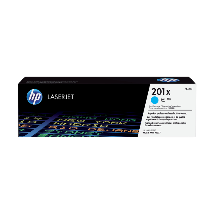 Tonercartridge hp 201x cf401x 2.3k blauw(cf401x) - 0