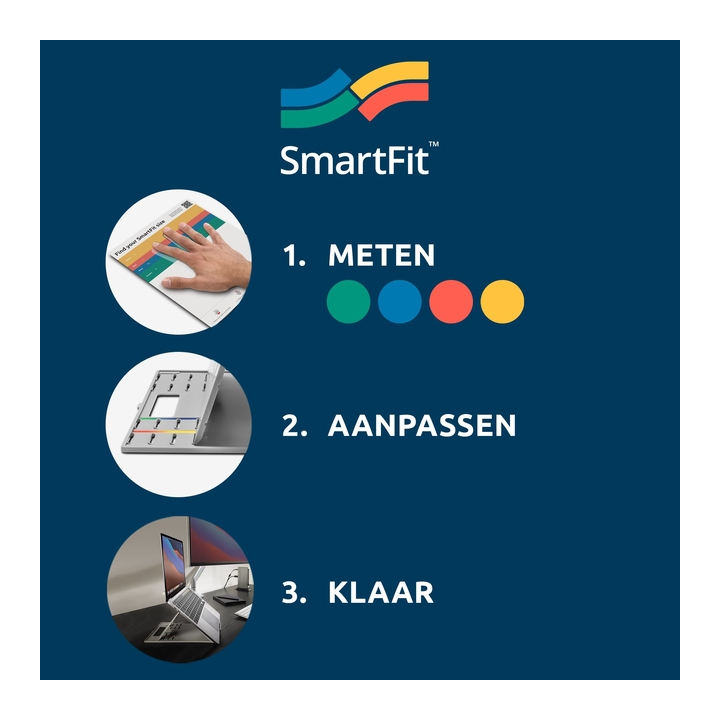 Notebookstandaard kensington easyriser smartfit(60112) - 1