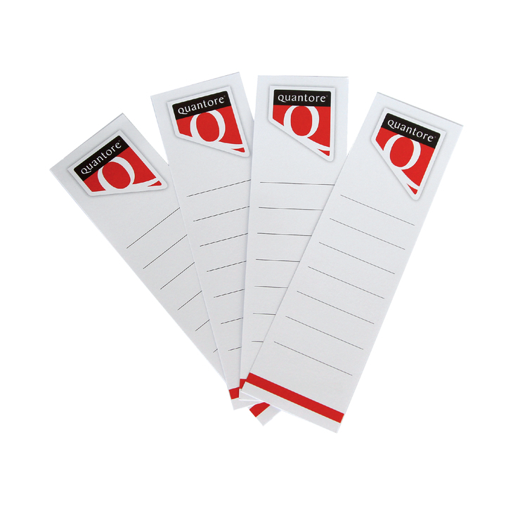 Rugetiket quantore 56x190mm breed wit(628156) - 0