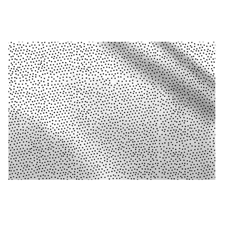 Zijdevloei, 50x75cm, black dots (100 vel) - 0
