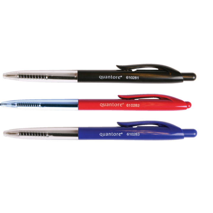 Balpen quantore retractable blauw - 1