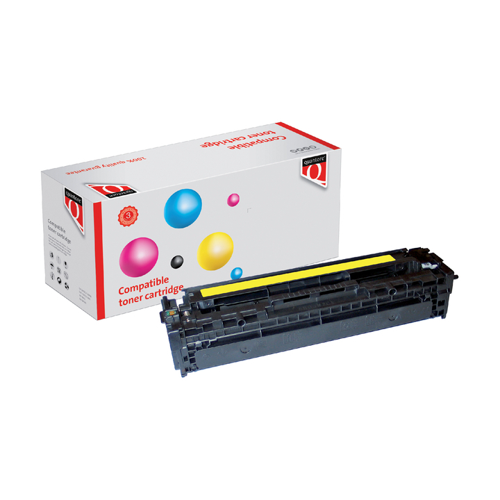 Toner Quantore alternatief tbv hp cb542a geel(851097) - 0