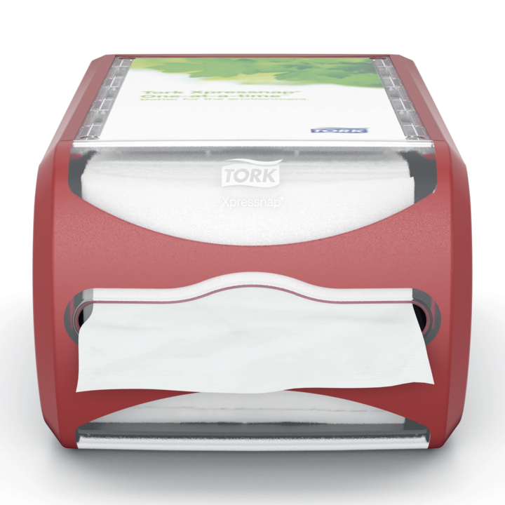 Tork Xpressnap Counter | Servet Dispenser | N4 | Rood | 272512 - 1