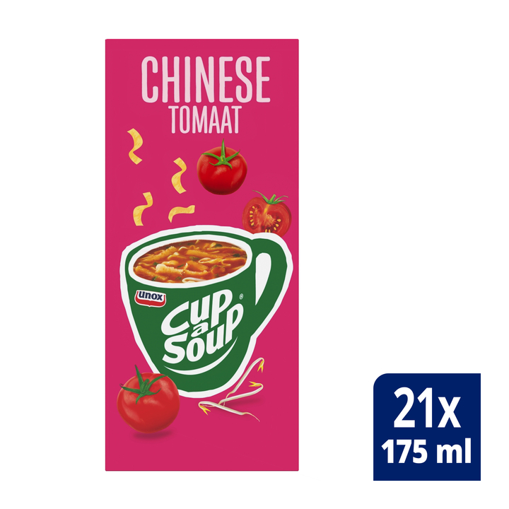 Cup-a-Soup, soep, 175ml, Chinese tomaat (21 zakjes) - 0