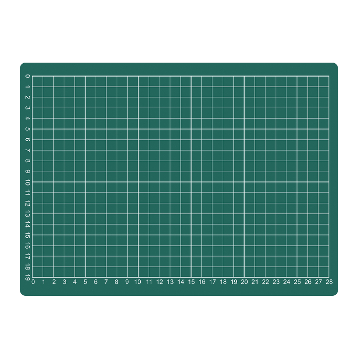 Snijmat rillstab 220x300mm a4 3-laags groen(82601) - 0