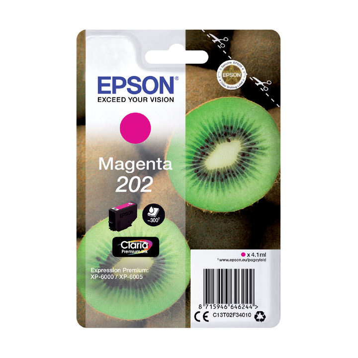 Inkcartridge epson 202 t02f34 rood(2888125) - 0