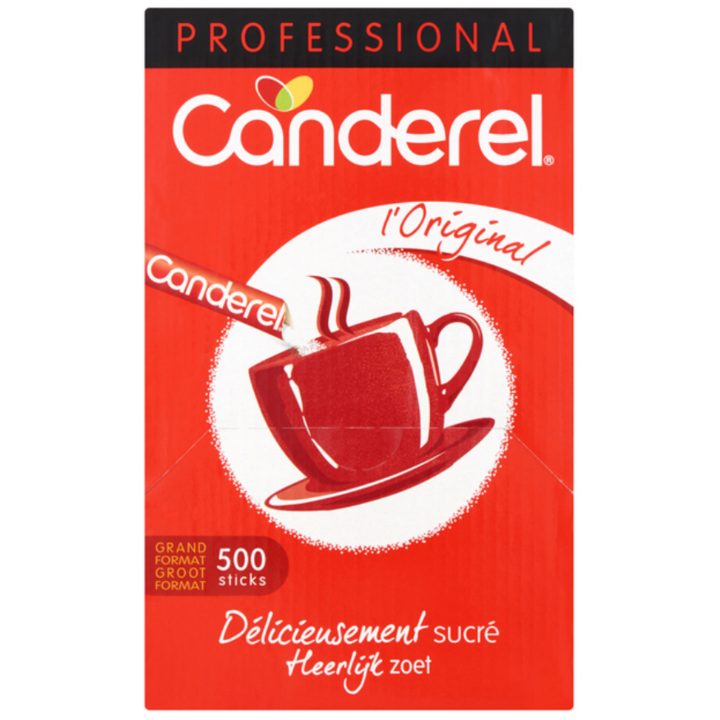 Canderel Professional, zoetstofstick, 0.5 gram, 60108587 (500 stuks) - 0