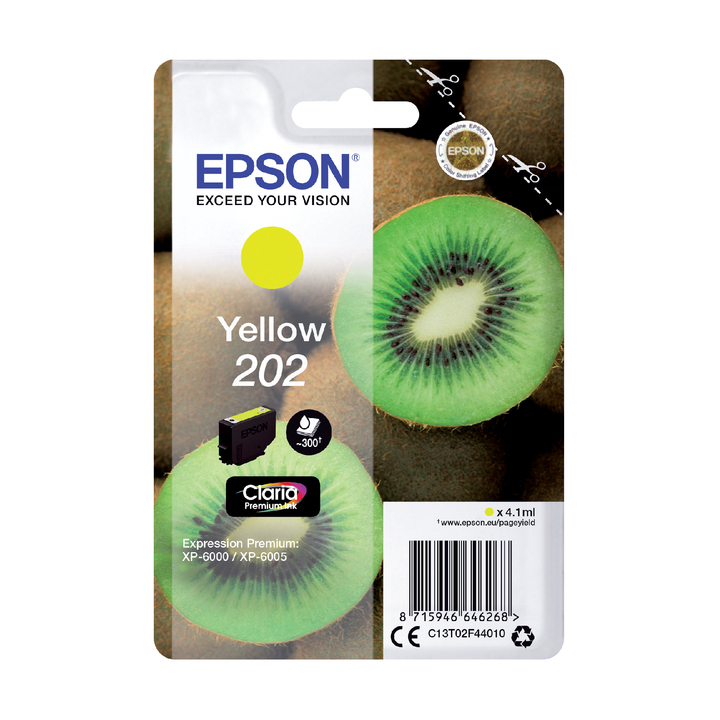 Inkcartridge epson 202 t02f44 geel(2888126) - 0