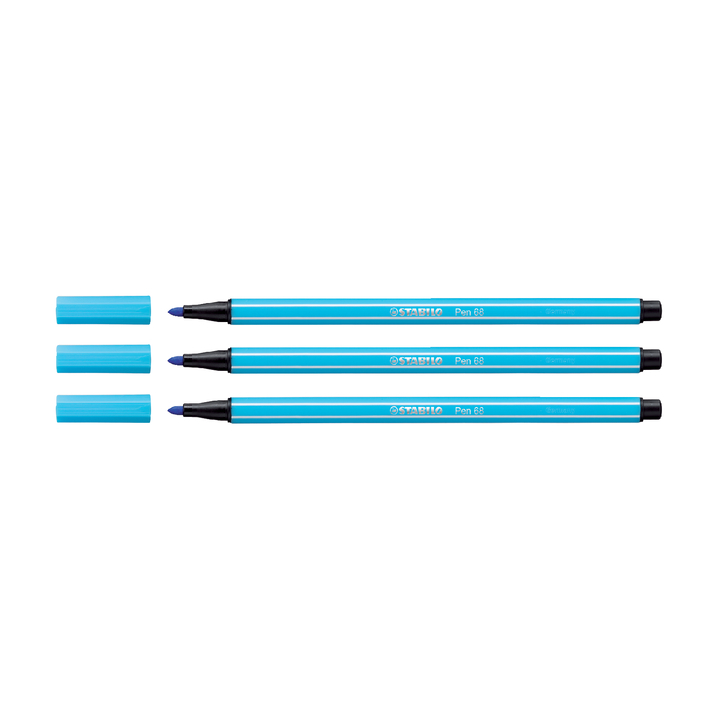 Viltstift stabilo 68 azuur blauw(68/57) - 0