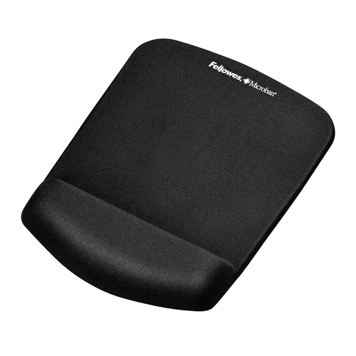 Muismat+polssteun fellowes plush touch zwart(9252003) - 0