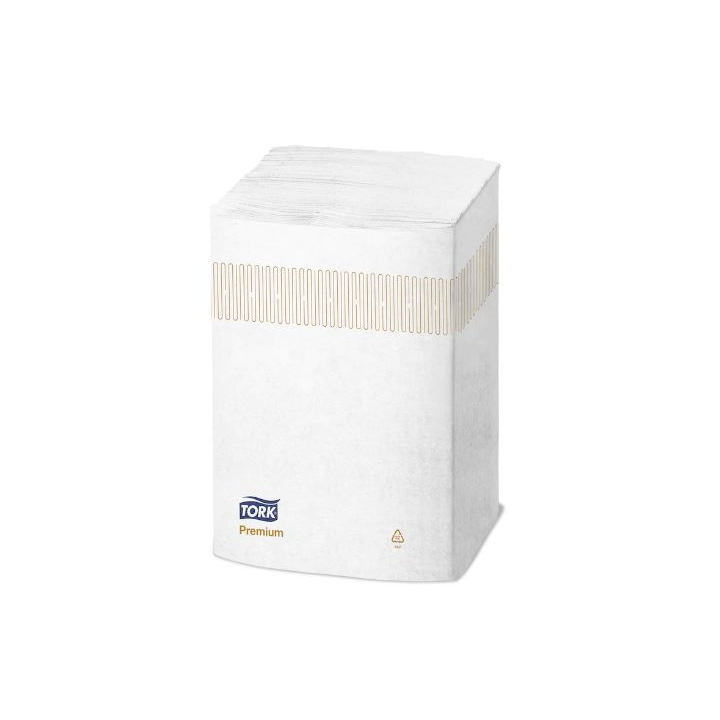 Tork Xpressnap® Premium, servet, 21.3x16.5cm, 1/2 vouw, N4, wit, 15850 (8000 stuks) - 2