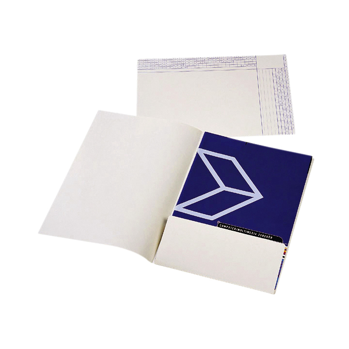 Binnenmap a6000-147 a4 met klep chamois - 0