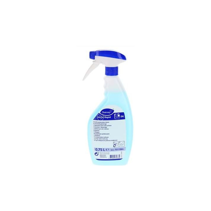 Diversey Suma Rapid D6, universele glasreiniger (750 ml) - 0