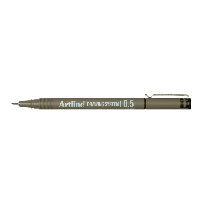 Fineliner artline 0.5mm zwart - 0