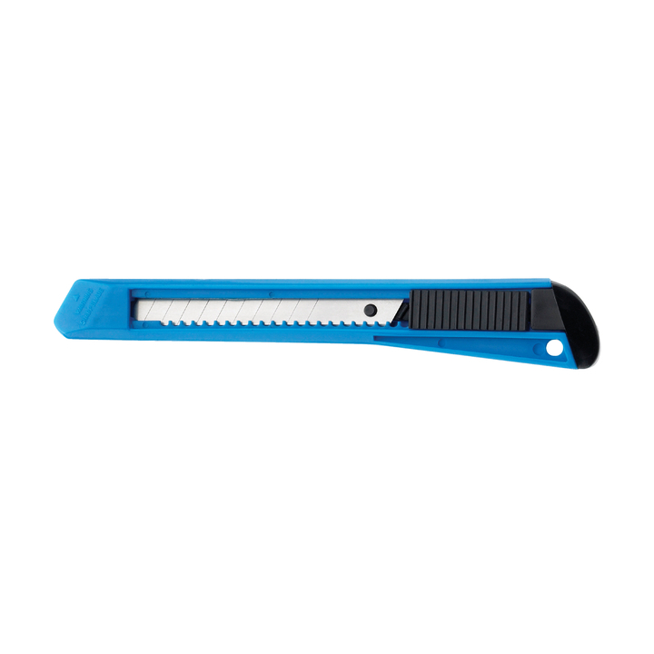Wescott Office, snijmes met schuifsluiting, 9mm, blauw - 0
