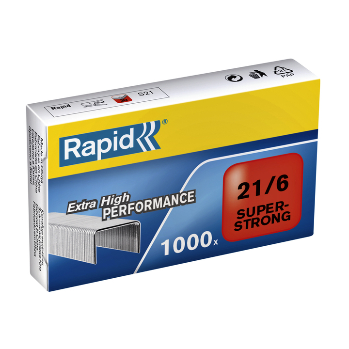 Nieten rapid 21/6 gegalv super strong 1000st(24867700) - 0