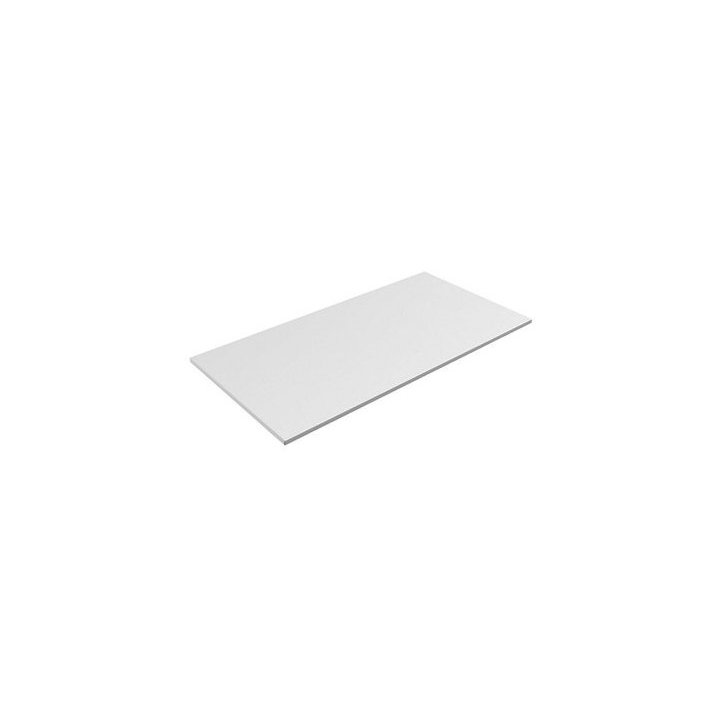 Melamine blad 25mm 80x80cm, kleur wit - W - 0