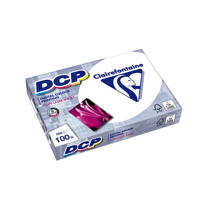 Kopieerpapier clairefontaine dcp a4 100gr wit - 0