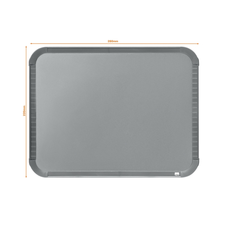 Whiteboard nobo slimline 22x28cm zilver gelakt(qb05142cd) - 1