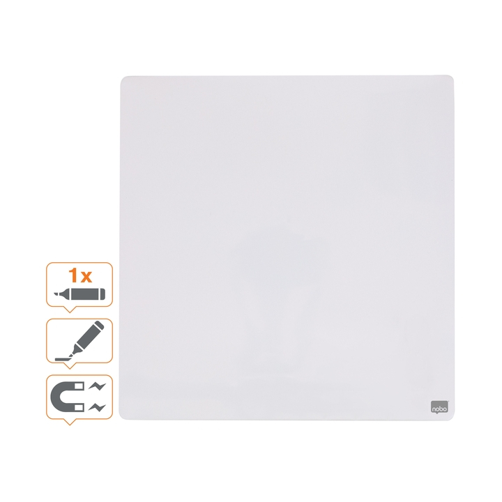 Whiteboard tegel rexel 36x36cm wit gelakt(1903802) - 2