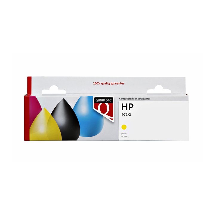 Inkcartridge Quantore alternatief tbv hp 971xl cn628ae geel - 0