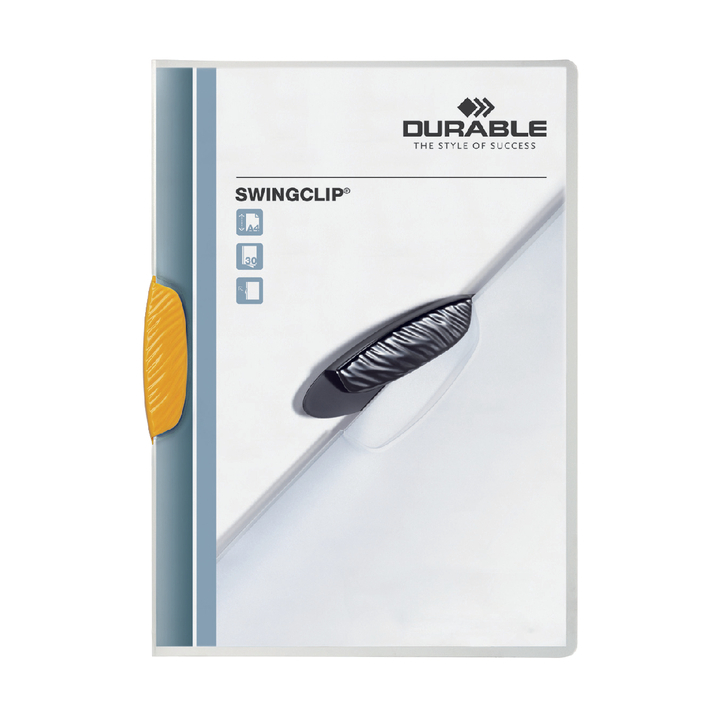 Klemmap durable 2260 swingclip geel - 0