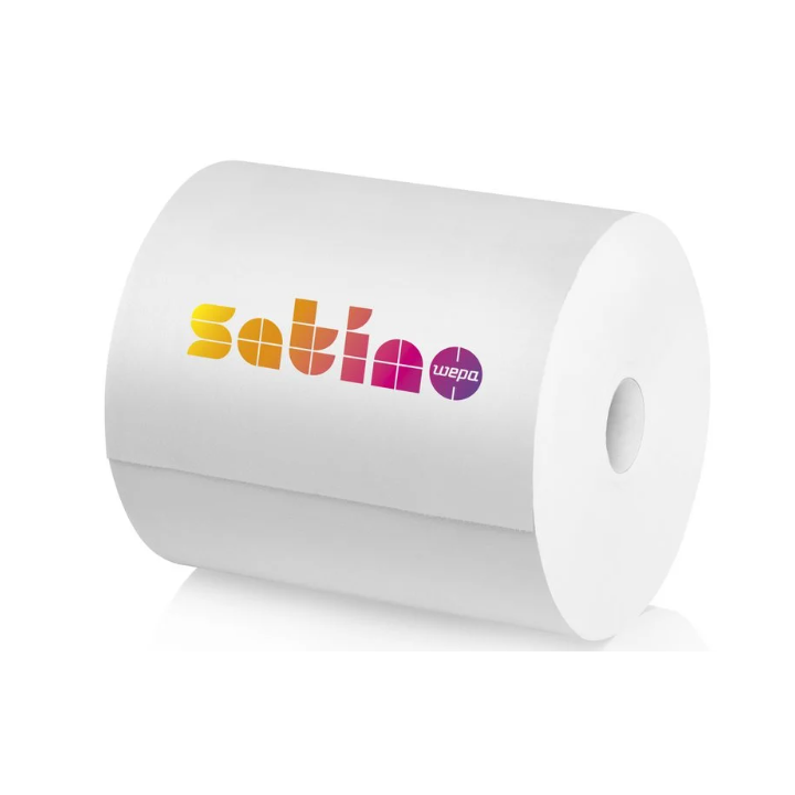 Satino Comfort | Industrierol Poetspapier | 350 Meter | 2-Laags | CR1 | Wit | 305290 (2 stuks) - 0