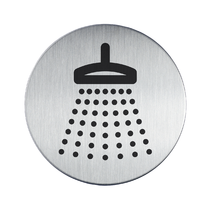 Durable, ruimteaanduiding, Ø8.3cm, douche, 493823 (1 stuk) - 0