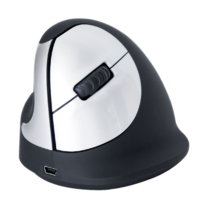 Muis r-go he muis draadloos medium links zwart(rgohewll) - 0