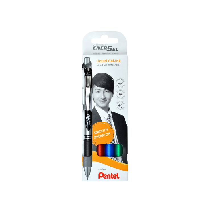 Gelschrijver pentel energel bl77 drukknop 0.4mm(017805) - 0