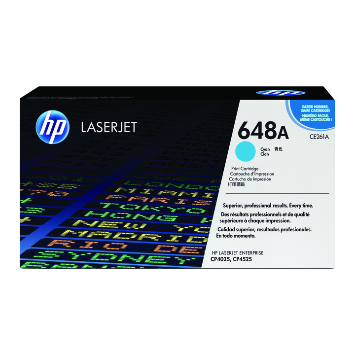 Tonercartridge hp ce261a blauw(hpce261a) - 0