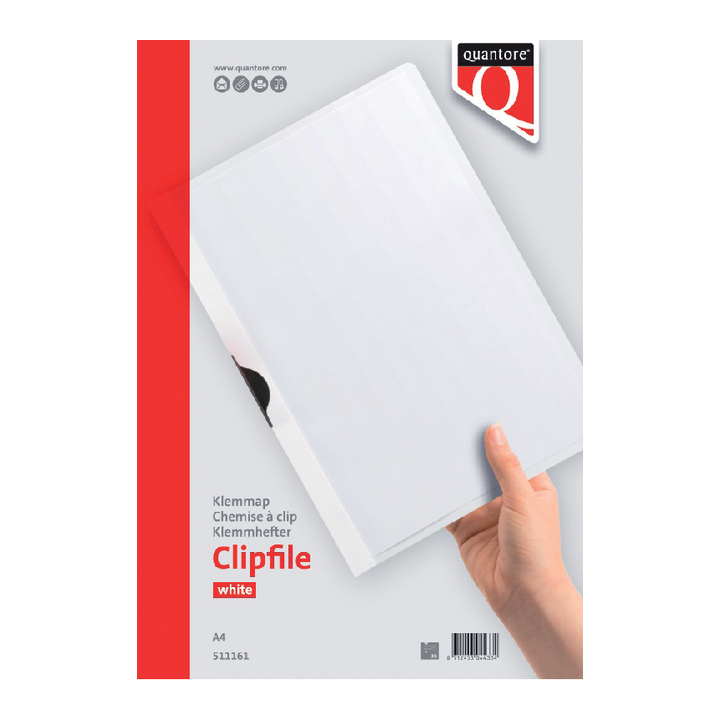 Klemmap quantore 3mm wit - 0