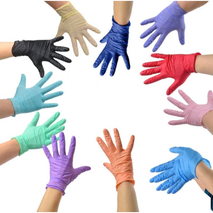 Handschoen, diverse kwaliteiten, maat XL, gekleurd (100 stuks) | OP=OP - 0