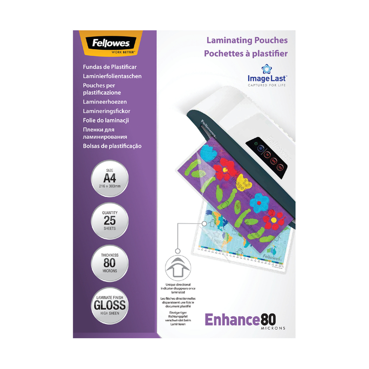 Lamineerhoes fellowes a4 80mic - 0