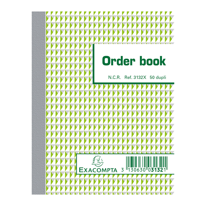 Orderboek exaclair 135x105mm 50x2v - 0